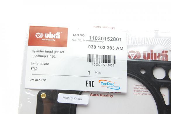 Прокладка ГБЦ VW Caddy 1.9TDI-03 11030152801VIK фото
