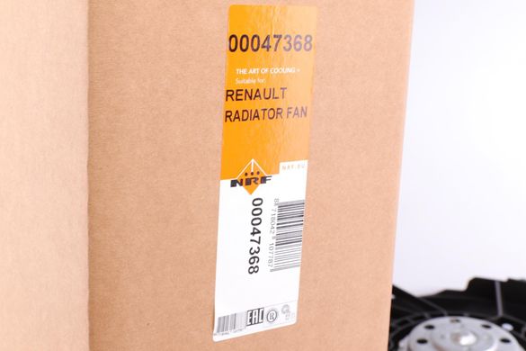 Вентилятор радіатора (електричний) Renault Kangoo 97- 47368NRF фото