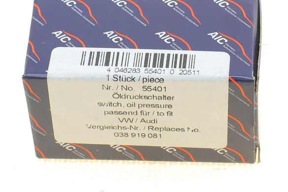 Датчик давления масла VW Crafter/T4 2.5TDI 90- (0.7 bar) (коричневый) 55401AIC фото