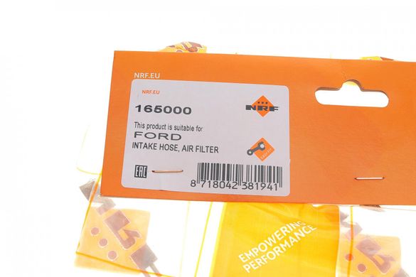 Патрубок фільтра повітряного Ford Focus II / Volvo C30 / S40 II / V50 1.6 TDCi 04-12 165000NRF фото