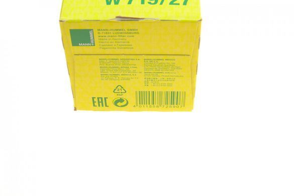 Фильтр масляный Ford Fiesta 1.4i 01-08 W71927MAN фото