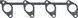 Прокладка выпускного коллектора Citroen Berlingo 2.0HDI 99-06 713440200RNZ фото 2