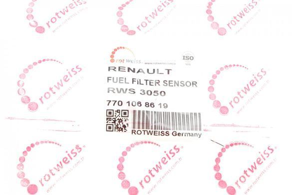 Датчик води у паливному фільтрі Renault Kangoo 1.5dCi 08- 7701068619 фото