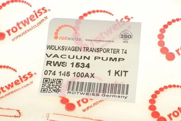 Ремкомплект вакуумного насоса VW LT/T4 2.4 D/TD RWS1534 фото